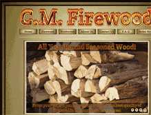Tablet Screenshot of cmfirewood.com